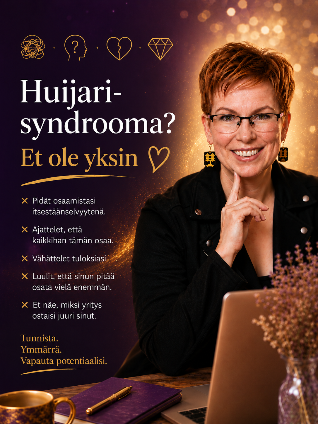 Pia Kiviranta / PiaDots Academy: Huijarisyndrooma ja miten selvitä siitä